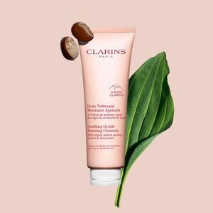 ✨ Clarins Soothing Gentle Foaming Cleanser (125 mL / 4.2 oz) ♥️
